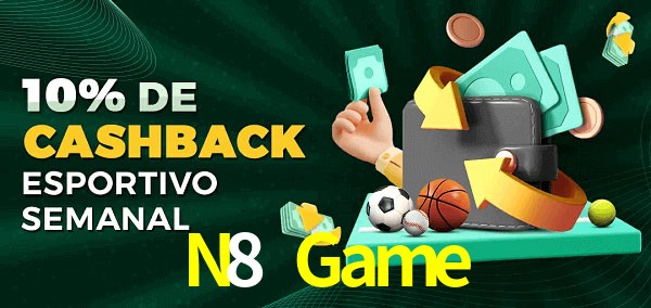 10% de bônus de cashback na N8 Game
